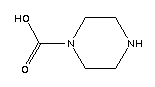 1-哌嗪羧酸結(jié)構(gòu)式_10430-90-7結(jié)構(gòu)式