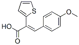 (2Z)-3-(4-methoxyphenyl)-2-thien-2-ylacrylic acid Structure,104314-01-4Structure