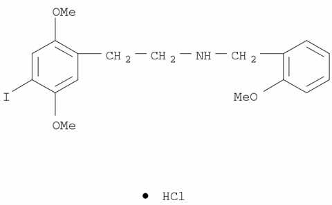 N-(2-methoxybenzyl)-2-(2,5-dimethoxy-4-iodophenyl)ethanamine hcl Structure,1043868-97-8Structure