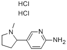 2-Pyridinamine, 5-(1-methyl-2-pyrrolidinyl)-, dihydrochloride Structure,104395-87-1Structure