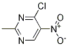 4-Chloro-2-methyl-5-nitropyrimidine Structure,1044768-00-4Structure