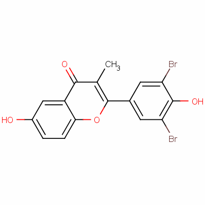 2-(3,5-Dibromo-4-hydroxyphenyl)-6-hydroxy-3-methyl-4h-chromen-4-one Structure,104567-72-8Structure