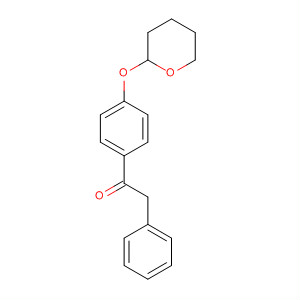 2-Phenyl-1-(4-(tetrahydro-2h-pyran-2-yloxy)phenyl)ethanone Structure,104575-15-7Structure