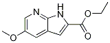 1H-pyrrolo[2,3-b]pyridine-2-carboxylic acid, 5-methoxy-, ethyl ester Structure,1045856-81-2Structure