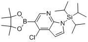 4-Chloro-1-(triisopropylsilyl)-1h-pyrrolo[2,3-b]pyridine-5-boronic acid pinacol ester Structure,1045857-94-0Structure