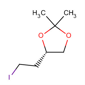 (S)-4-(2-碘乙基)-2,2-二甲基-[1,3]二氧戊環(huán)結(jié)構(gòu)式_104596-85-2結(jié)構(gòu)式