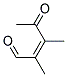 2-Pentenal, 2,3-dimethyl-4-oxo-, (z)-(9ci) Structure,104613-82-3Structure