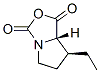 (7s-順式)-(9ci)-7-乙基四氫-1H,3h-吡咯并[1,2-c]噁唑-1,3-二酮結(jié)構(gòu)式_104641-03-4結(jié)構(gòu)式