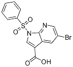 1H-Pyrrolo[2,3-b]pyridine-3-carboxylic acid, 5-bromo-1-(phenylsulfonyl)- Structure,1046793-68-3Structure