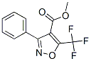 (9ci)-3-苯基-5-(三氟甲基)-4-異噁唑羧酸甲酯結(jié)構(gòu)式_104721-33-7結(jié)構(gòu)式