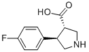 (3S,4R)-4-(4-fluorophenyl)pyrrolidine-3-carboxylic acid Structure,1047651-77-3Structure