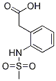 2-[(Methylsulfonyl)amino]benzeneacetic acid Structure,1047724-24-2Structure