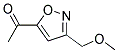 Ethanone, 1-[3-(methoxymethyl)-5-isoxazolyl]-(9ci) Structure,104776-71-8Structure