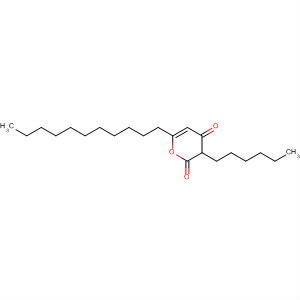 3-Hexyldihydro-6-undecyl-2h-pyran-2,4(3h)-dione Structure,104801-95-8Structure