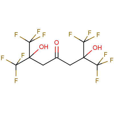 1,1,1,7,7,7-Hexafluoro-2,6-dihydroxy-2,6-bis(trifluoromethylheptan-4-one) Structure,10487-11-3Structure