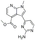 3-(2-Amino-4-pyrimidinyl)-1-methyl-1h-pyrrolo[2,3-b]pyridine-4-carboxylic acid methyl ester Structure,1048967-57-2Structure