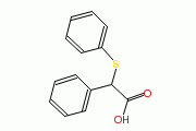 α-(Phenylthio)phenylacetic acid Structure,10490-07-0Structure