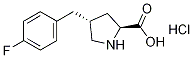 (4R)-4-[(4-fluorophenyl)methyl]-l-proline hydrochloride Structure,1049733-41-6Structure