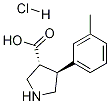 Trans-4-m-tolylpyrrolidine-3-carboxylic acid-hcl Structure,1049976-06-8Structure