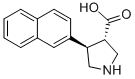 (3S,4R)-4-(萘-2-基)吡咯烷-3-羧酸結(jié)構(gòu)式_1049978-40-6結(jié)構(gòu)式