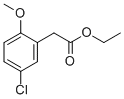 (5-Chloro-2-methoxy-phenyl)-acetic acid ethyl ester Structure,1050481-78-1Structure