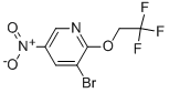 3-Bromo-5-nitro-2-(2,2,2-trifluoro-ethoxy)-pyridine Structure,1051372-09-8Structure