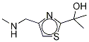 Alpha,alpha-dimethyl-4-[(methylamino)methyl]-2-thiazolemethanol Structure,1051463-24-1Structure