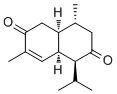 (1S,4R,4AS,8AR)-1,3,4,4A,5,8A-六氫-4,7-二甲基-1-(1-甲基乙基)-2,6-萘二酮結(jié)構(gòu)式_105181-06-4結(jié)構(gòu)式