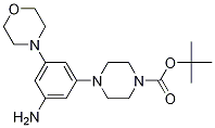 Tert-butyl4-(3-amino-5-morpholinophenyl)piperazine-1-carboxylate Structure,1051899-49-0Structure