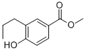 4-Hydroxy-3-propylbenzoic acid methyl ester Structure,105211-78-7Structure