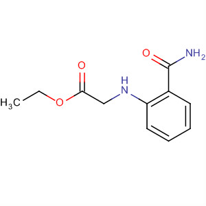 Ethyl 2-(2-carbamoylphenylamino)acetate Structure,105234-33-1Structure