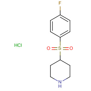 4-(4-Fluoro-benzenesulfonyl)-piperidine hydrochloride Structure,105283-71-4Structure