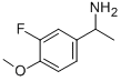 1-(3-Fluoro-4-methoxyphenyl)ethanamine Structure,105321-49-1Structure