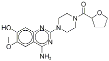 [4-(4-Amino-7-hydroxy-6-methoxy-2-quinazolinyl)-1-piperazinyl](tetrahydro-2-furanyl)methanone Structure,105356-90-9Structure