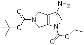 5-Tert-Butyl1-Ethyl3-Amino-3A,4,6,6A-Tetrahydropyrrolo[3,4-C]Pyrazole-1,5-Dicarboxylate Structure,1053656-67-9Structure