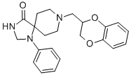 8-[(2,3-Dihydro-1,4-benzodioxin-2-yl)methyl]-1-phenyl-1,3,8-triazaspiro[4.5]decan-4-one Structure,1054-88-2Structure