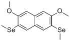 2,7-Dimethoxy-3,6-bis(methylseleno)-naphthalene Structure,105405-00-3Structure