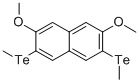 2,7-Dimethoxy-3,6-bis(methyltelluro)-naphthalene Structure,105405-04-7Structure