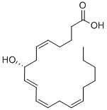 (5Z,8r,9e,11z,14z)-8-hydroxy-5,9,11,14-icosatetraenoic acid Structure,105500-09-2Structure