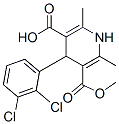 4-(2,3-Dichloro-phenyl)-2,6-dimethyl-1,4-dihydro-pyridine-3,5-dicarboxylic acid monomethyl ester Structure,105580-45-8Structure