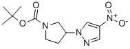 Tert-butyl 3-(4-nitro-1h-pyrazol-1-yl)pyrrolidine-1-carboxylate Structure,1056024-38-4Structure