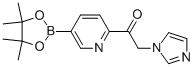 2-(1H-imidazol-1-yl)-1-[5-(4,4,5,5-tetramethyl-1,3,2-dioxaborolan-2-yl)-2-pyridinyl]-ethanone Structure,1056040-15-3Structure