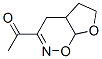 Ethanone, 1-(4a,5,6,7a-tetrahydro-4h-furo[3,2-e]-1,2-oxazin-3-yl)-(9ci) Structure,105623-57-2Structure