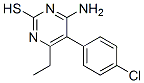 4-Amino-5-(4-chlorophenyl)-6-ethylpyrimidine-2-thiol Structure,105640-70-8Structure