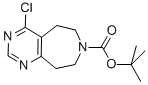 Tert-butyl 4-chloro-8,9-dihydro-5H-pyrimido[5,4-d]azepine-7(6h)-carboxylate Structure,1057338-27-8Structure