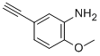 5-Ethynyl-2-methoxy-phenylamine Structure,105752-19-0Structure