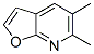 Furo[2,3-b]pyridine, 5,6-dimethyl-(9ci) Structure,105783-88-8Structure