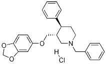 Defluoro n-benzyl paroxetine hydrochloride Structure,105813-39-6Structure