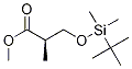 (2R)-methyl 3-{[tert-butyldimethylsilyl)oxy]}-2-methylpropionate Structure,105859-44-7Structure