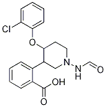 3-[[[4-(2-Chlorophenoxy)-1-piperidinyl]carbonyl]amino]benzoic acid Structure,1058702-87-6Structure